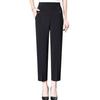 Middle Aged Women's Pants Summer Thin High Waiste Elastic Loose Straight Pants Casual Trousers