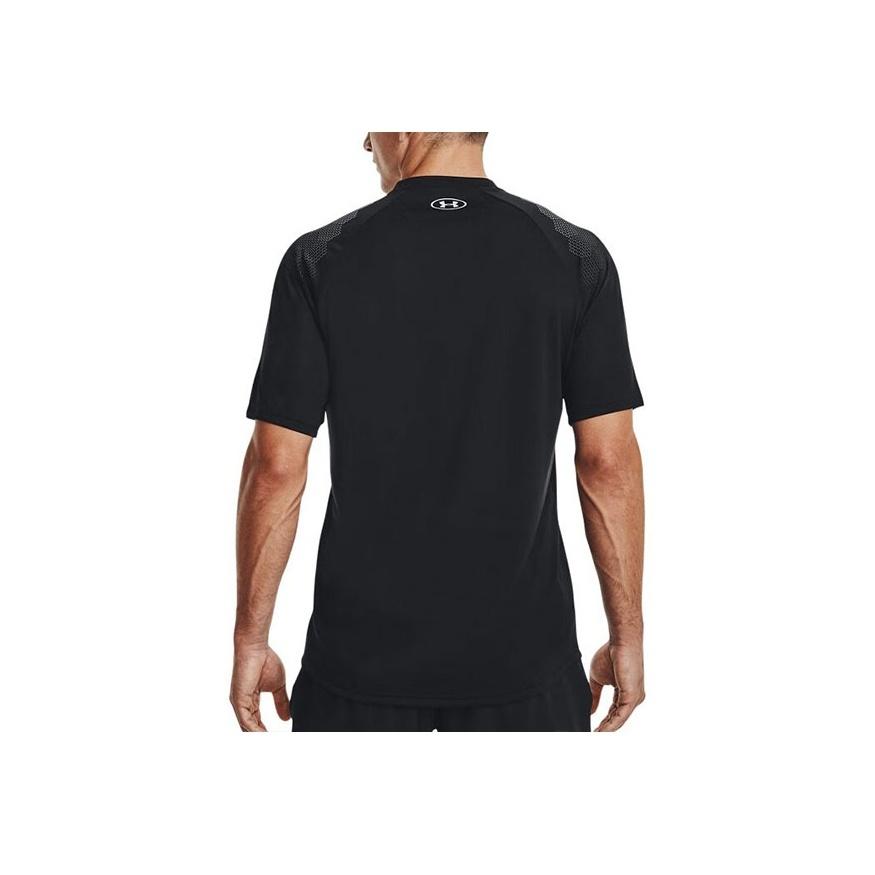 Under Armour Armour Logo Printed Training T-Shirt Men Tops Black 1372607-001