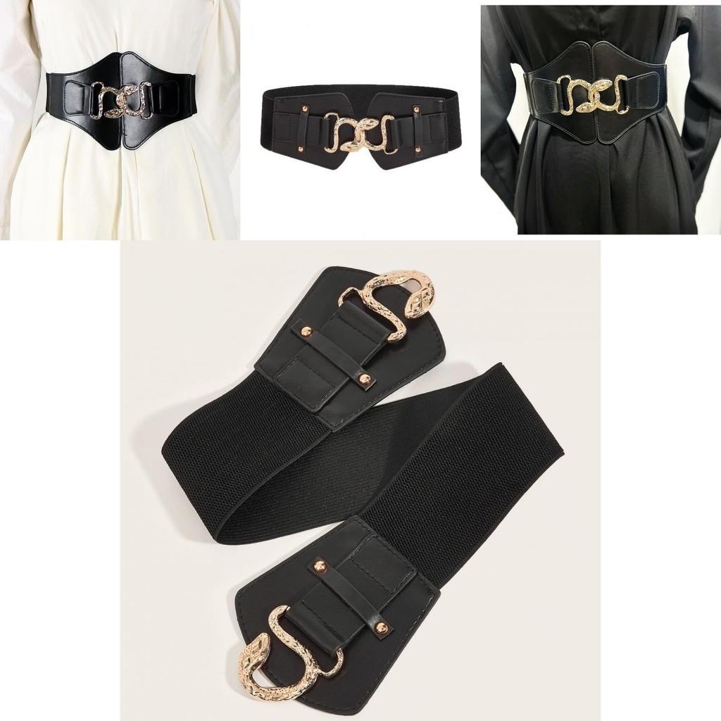 Style Metal Waist Belt With Alloy Buckle For Women Dresses And Coats