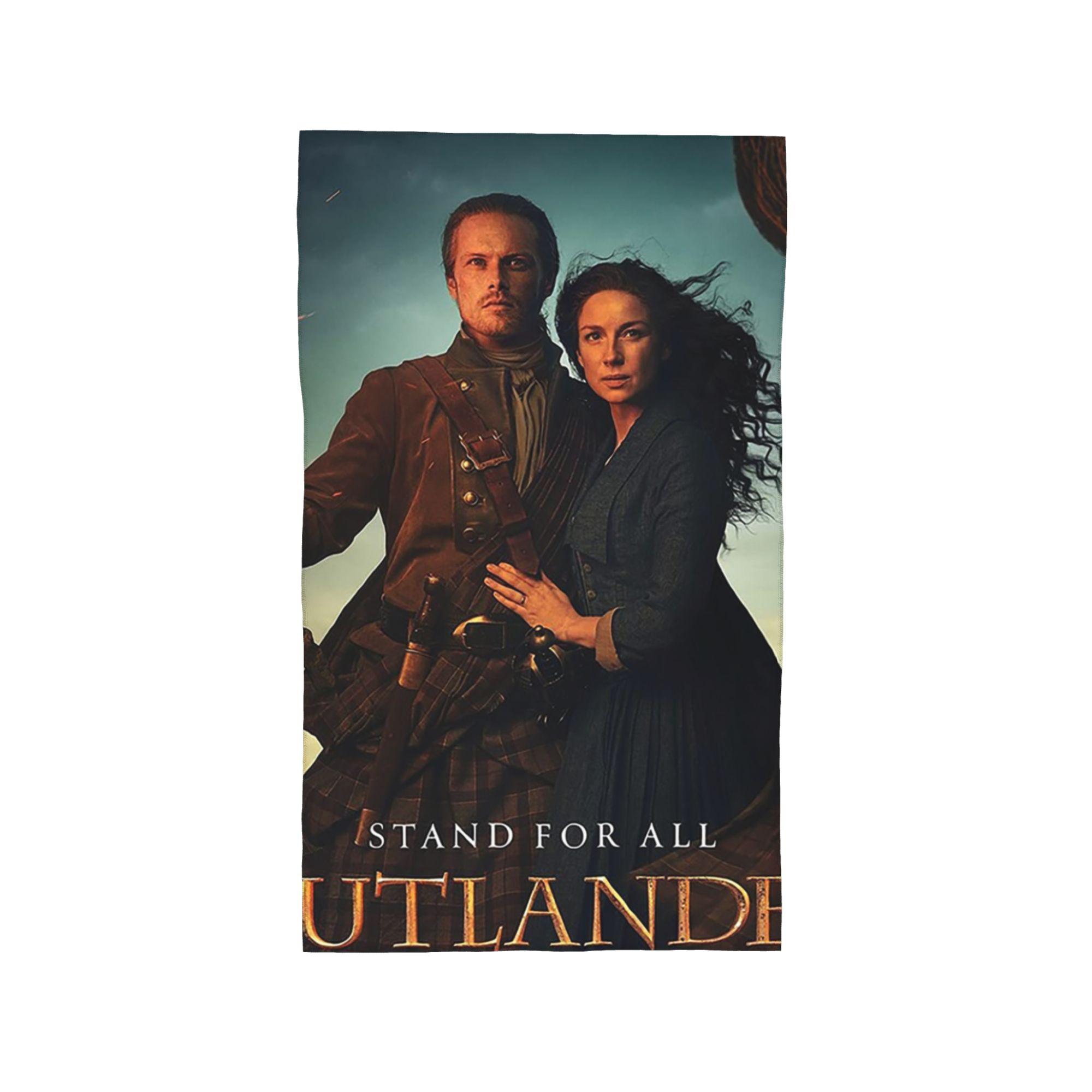 

Jamie Fraser Outlander Soft Face Towel Quick Dry Pool Bath Cotton Towels Breathable W40*H60(CM)