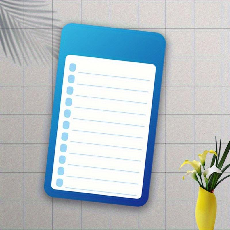 1 ks Smazatelný poznámkový blok Memo poznámky Kuchyňské magnetické samolepky na ledničku