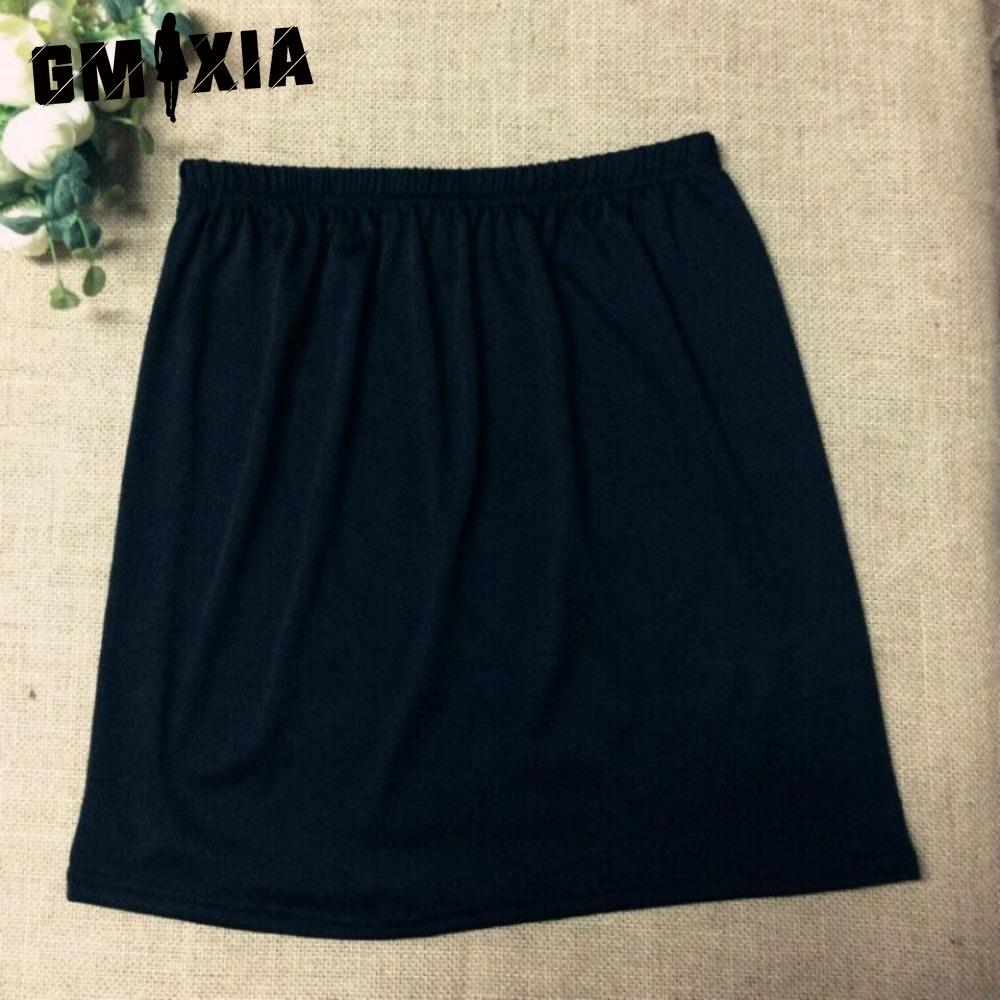 GMXIA Women's Fashion Casual Solid Color Print Summer Spring Skirt