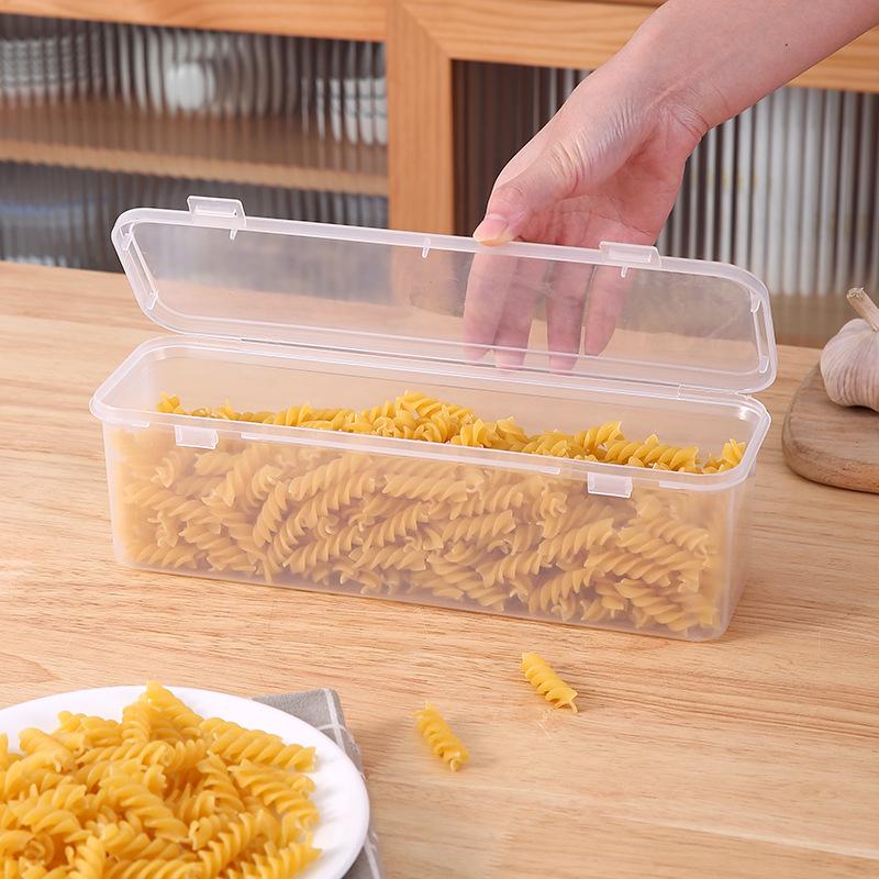 Kitchen Noodle Storage Box, Pasta Sealed Box, Food Grade Storage Jar, Fruit Preservation Box with Lid, Chopstick Storage Box