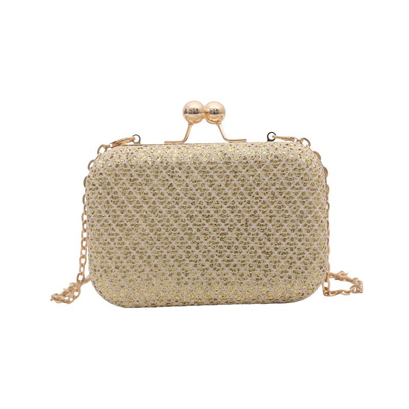 Casual Clutch Bag Evening Bag Glitter Chain Strap Women Handbags Crossbody Bag