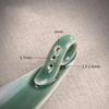 9" Length Incense Stick Holder with 3 Holes, Ceramic Incense Ash Cather for Counters, Meditation Room, Yoga, Home, Office