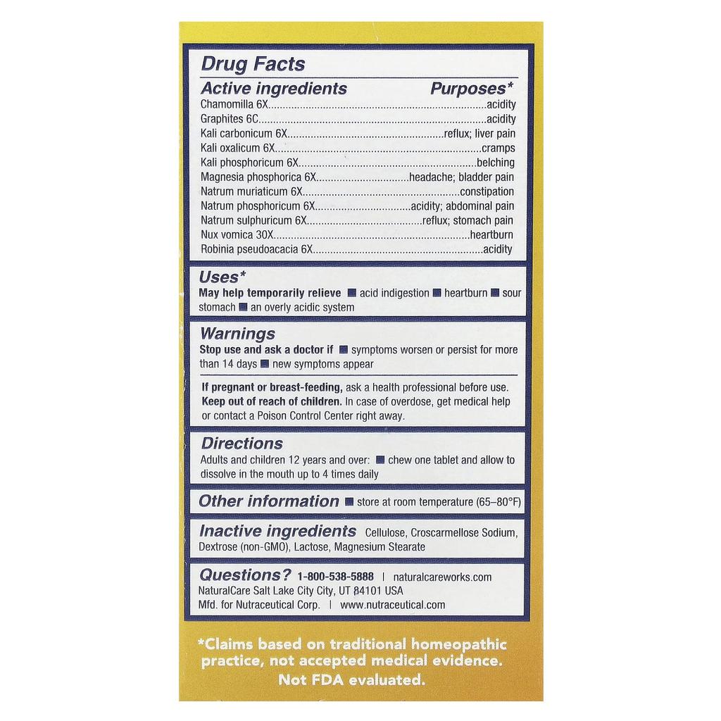 Ph Buffer, 60 Tablets