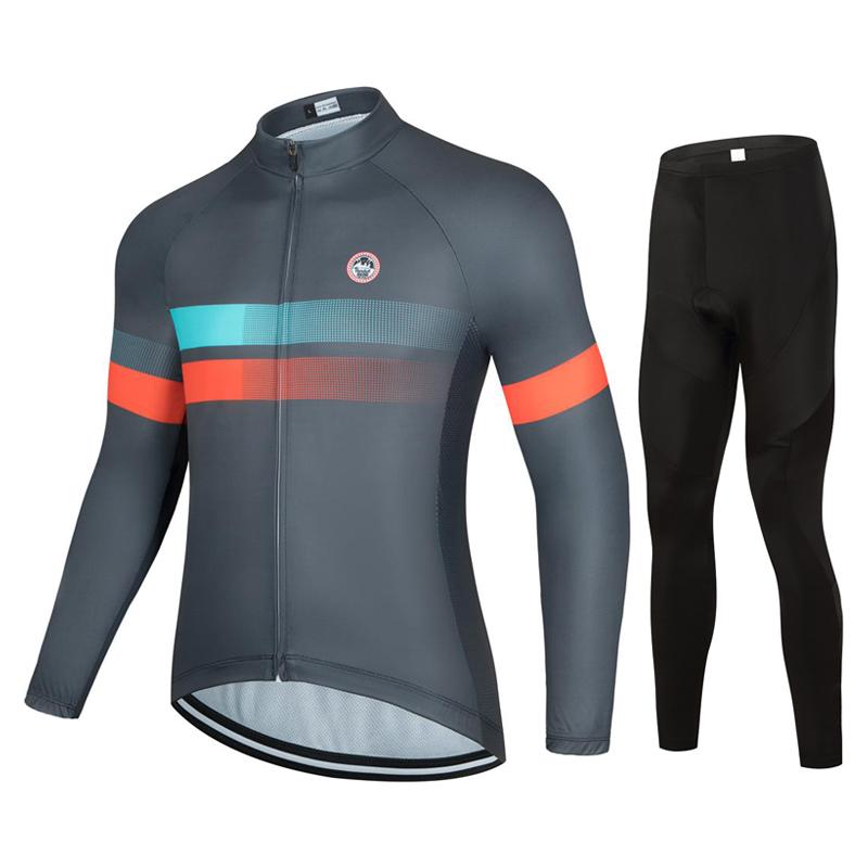 

2025 New Bicycle Clothing, Men s Bicycle Long Sleeved Set, Mountain Bike Outdoor Cycling Suit S