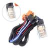 12V 80A Wiring Kit H4 Headlight Relay For Headlight Upgrade High Temperature Resistant Headlight Relay Harness Wiring Kit