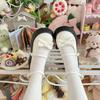Cute Princess Style Sweet Bow Round Head Muffin Sole Single Shoes Year One Word Buckle Belt Low Heel Mary Jane Shoes