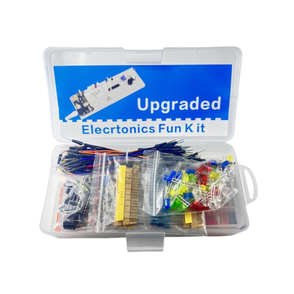 Electronic Components Kit Pack Starter DIY Project For Arduino UNO R3 Common Capacitors Resistors Capacitors 830-well Breadboard