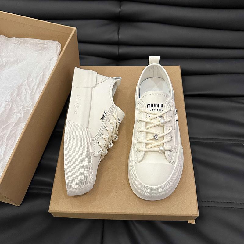 Platform white shoes women's spring and autumn 2025 new Xiaoxiangfeng versatile board shoes lightweight casual sports espadrilles