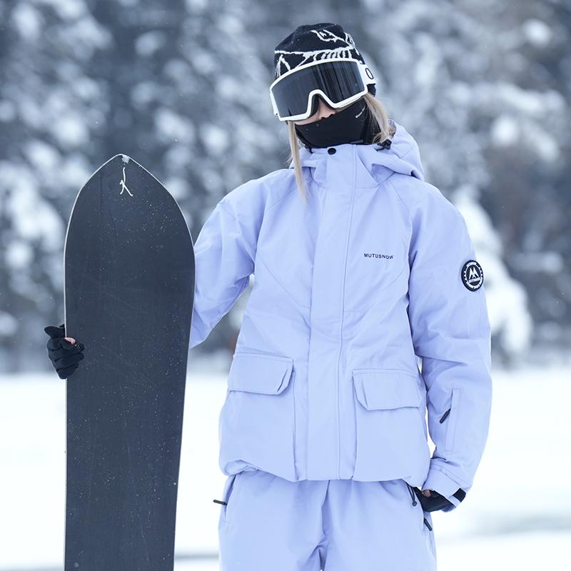 2025 Unisex Waterproof Windproof Ski Suit - Warm & Thick Winter Snowboard Set