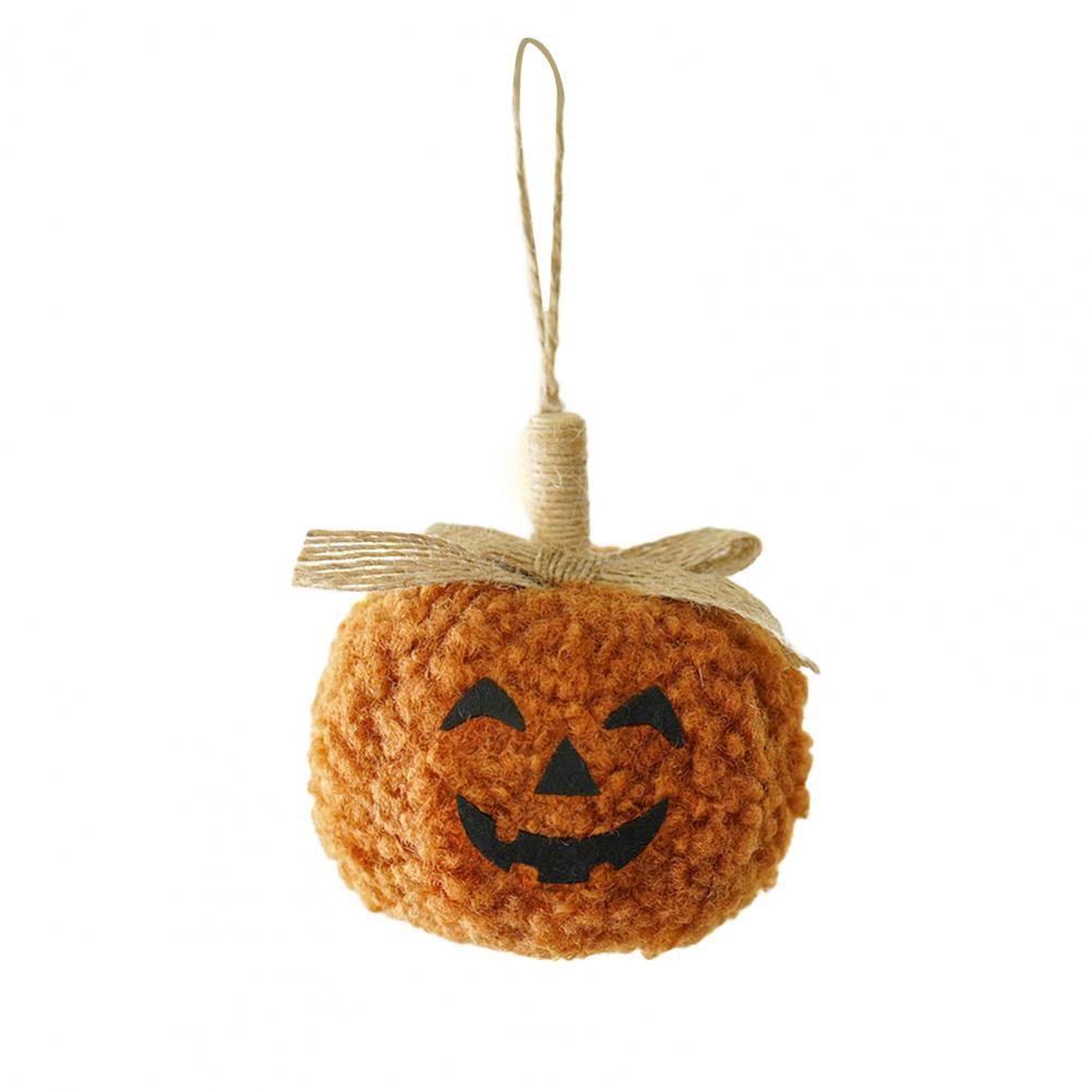 Halloween Pumpkin Decoration Pumpkin Grimacing Figure Festive Pumpkin Face Doll Hanging Ornaments for Halloween Party