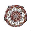 Jingling Tambourine Traditional Artistic Print Headed Educational Toy Dance Accessory for
