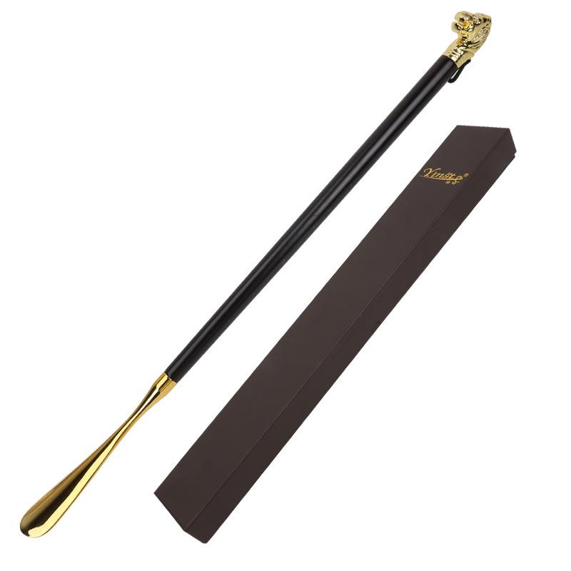 

Дерев яний ріжок для взуття з головами лева та коня, дизайн зодіаку, висококласний подарунок.