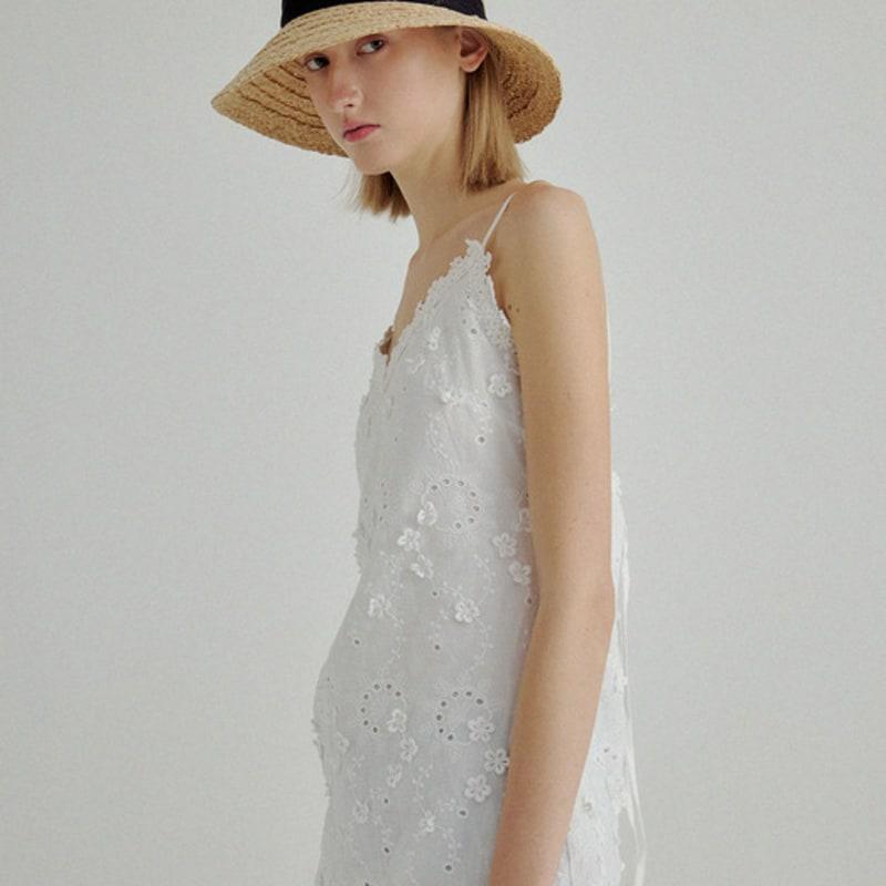 Marchen Raiden raffia floppy hat
