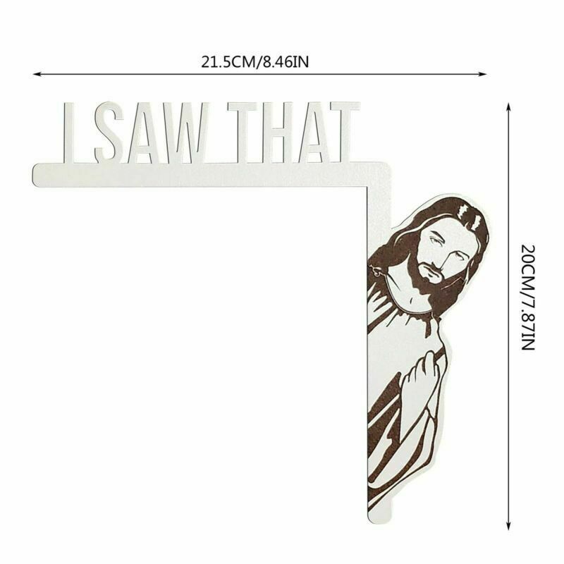 Door Frame Decor I Saw That Jesus Sign Door Corner Decoration Christian Home DIY