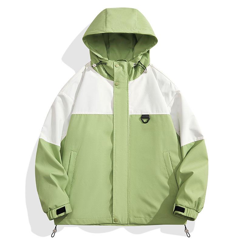 Spring and Autumn Mountain Jackets Men's Outdoor Sports Trendy Versatile Jackets Women's Windproof and Waterproof Hooded Jackets