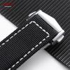 Cinturino per Orologio in Tela e Nylon da 20mm 22mm per Omega Seamaster 300 Cinturino per Speedmaster AT150 Fibbia Pieghevole Braccialetto Sportivo da Uomo