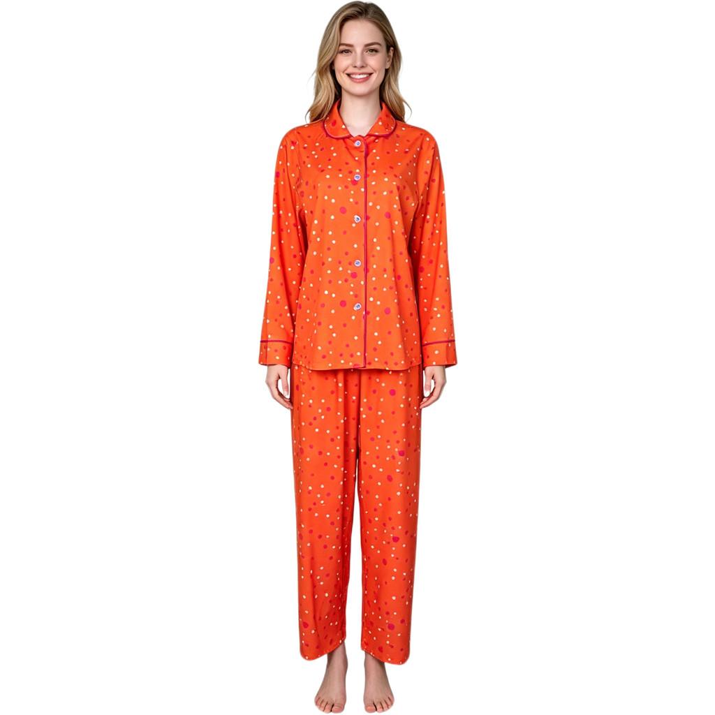 Costume da Cosplay Pigiama a Pois Arancioni per Bambina Coraline per Halloween e Feste