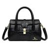 Crocodile pattern women's bag mother handbag new fashion women's large capacity shoulder crossbody light luxury