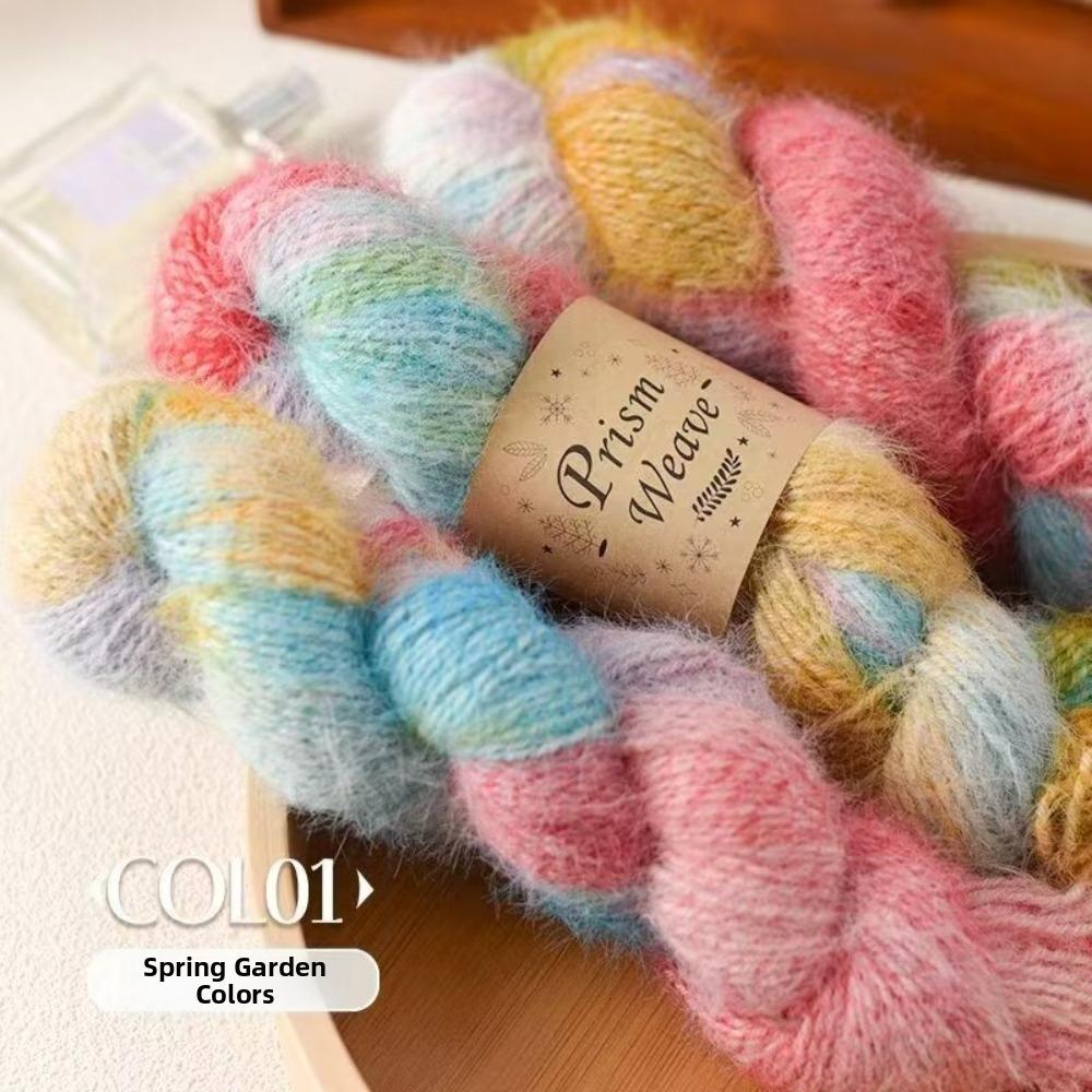 Gradient Color Wool Blend Yarn Blend Material Gradient Knitted Yarn DIY Scarf, Hat, Sweater