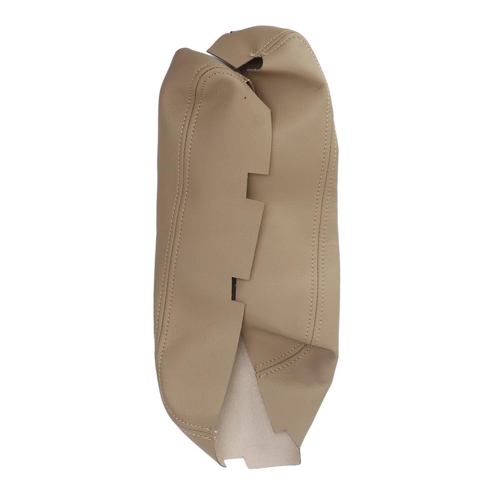 Synthetic Leather Center Console Lid Armrest Seat Box Cover Protector Replacement for Acura TL 2009‑2012 Beige