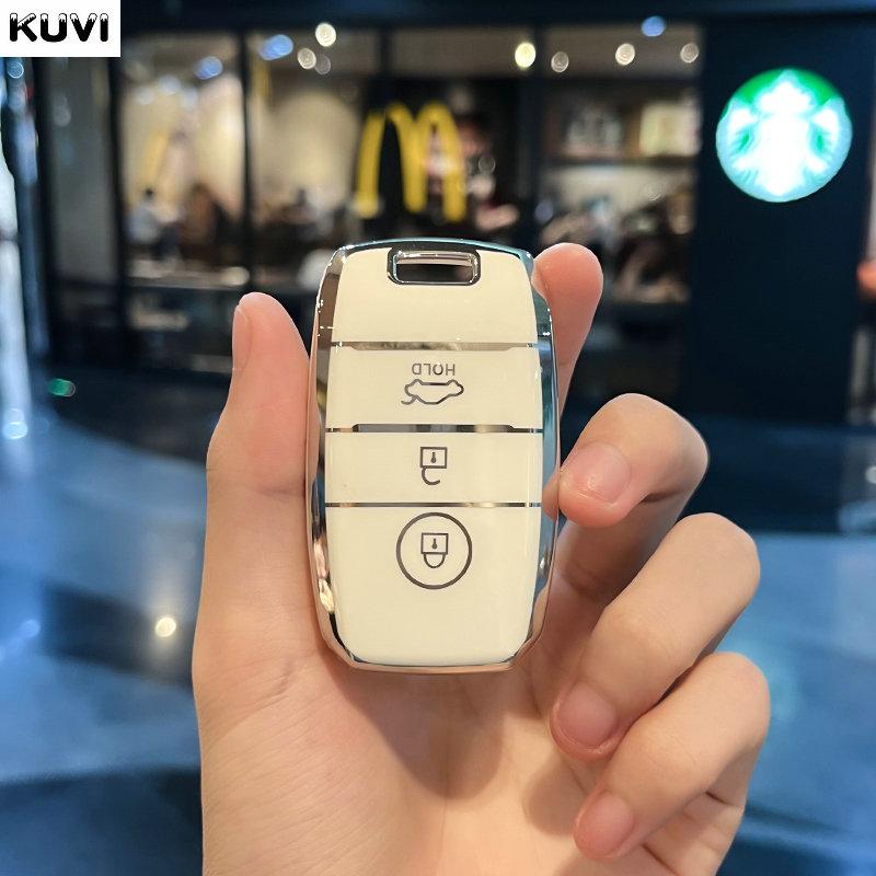 

Tpu Car Remote Key Case Cover Shell Fob For Kia Sportage Cerato Optima K2 K3 K4 K5 Rio Picanto Soul Sorento Sedona Keychain