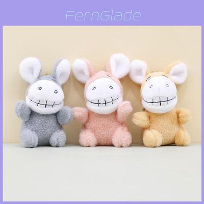 Adorable Plush Donkey Keychain Soft Stuffed Animal Toy Cute Donkey Doll