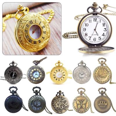 Pro ženy Vintage S řetízkem Kapesní hodinky Steampunk Kapesní přívěsek Hodinky