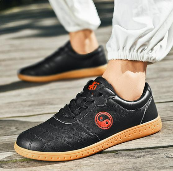 Scarpe Sportive Chenjiagou Tai Chi Kung Fu: Calzature da Allenamento Arti Marziali in Vera Pelle per Uomo e Donna