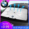 BAGW4 2026 Car Sticker Car UV Sunshade Umbrella Cover Foldable Heat Insulation Sun Blind For BMW Series G30 G32 F10 F20 F40 G20 G05 X1