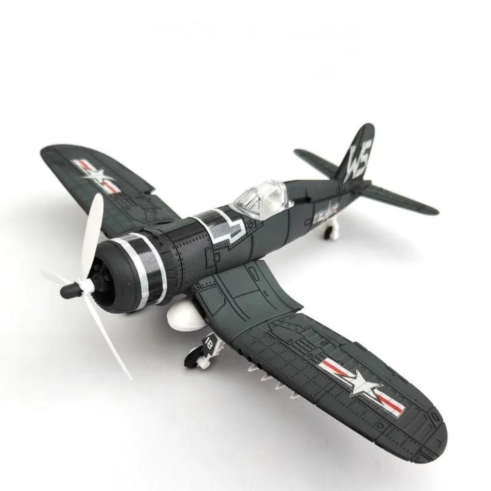 1/48 WWII Americký Corsair Mustang Britský Spitfire Hurricane Německý BF109 Stíhací letoun Plastová Sestavitelná Stavebnice Modelu Letadla Hračka