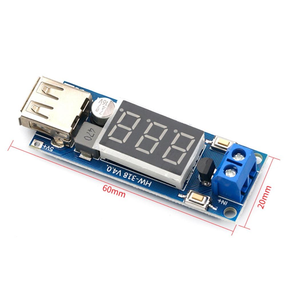 USB Charger StepDown Power Supply Module with Voltmeter for DC 4 5 to 40V Input Suitable for Electric Bicycles