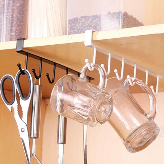 Kitchen Storage Rack Cupboard Hanging Hook Hanger Chest Organizer Mug Holder