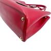 PRADA Safiano 2 way bag Handbag Cowhide Red Women BN2775 Used