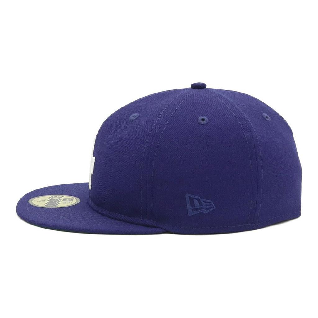 New Era 59FIFTY MLB Side Patch LA Dark Royal Cap, Size 7 3/8, 5950SB, MLB WORLD SERIES, LOSDODCO DROY