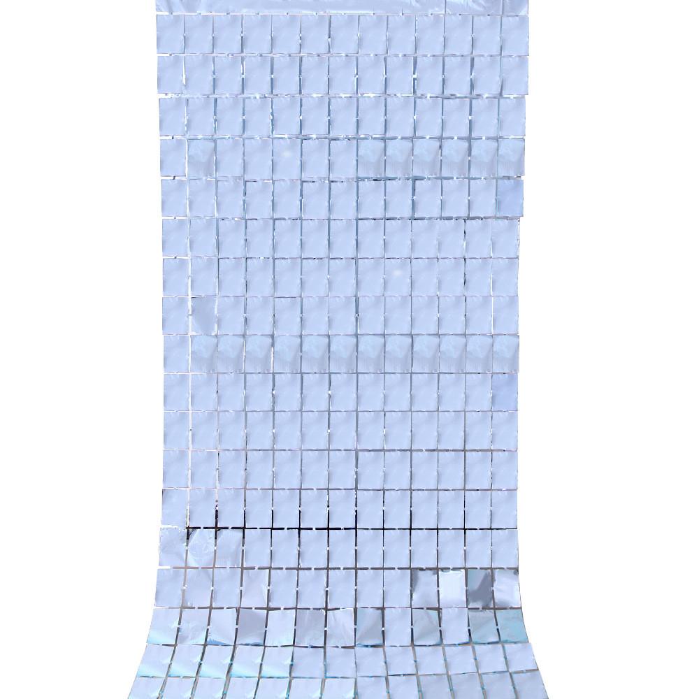 Square Attractive 1x2m Raindrop Door Curtain In Multiple Colors For Celebration Backdrops
