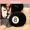 Creative Black 8 Billiards Pillow Plush Toy Sofa Cushion Nap Pillow Living Room Decoration Puppet