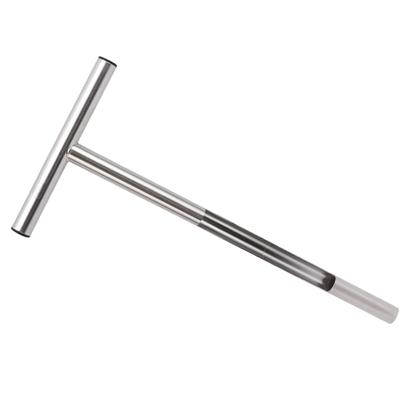 Soil Sampler Probe 304 Stainless Steel Protable T Handle Soil Sampling Tool for Farm Garden Lawn