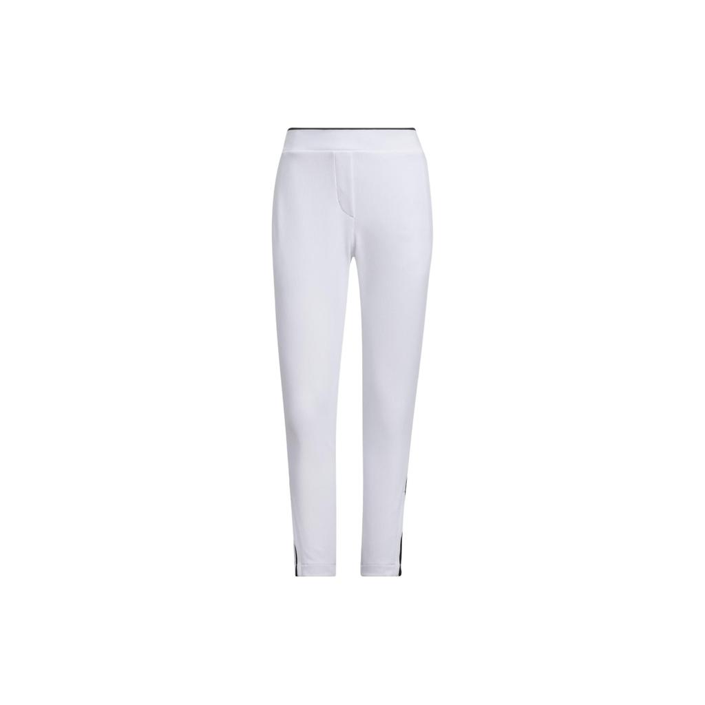 Adidas Aeroready 3-Stripes 7/8 Pants Color Block Golf Knitted Sports Pants Women pants White IK9789