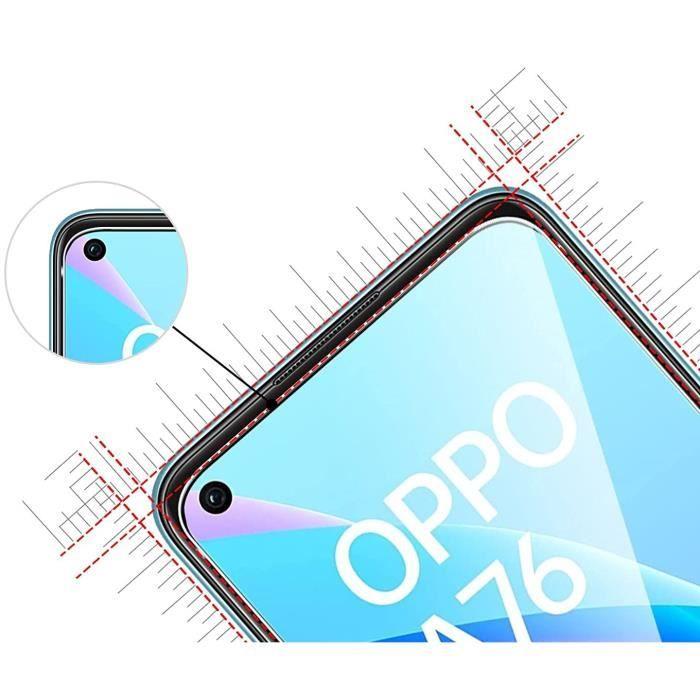 Protective Film - Phonillico - OPPO A76 - Pack of 2 - Tempered Glass - Scratch-resistant