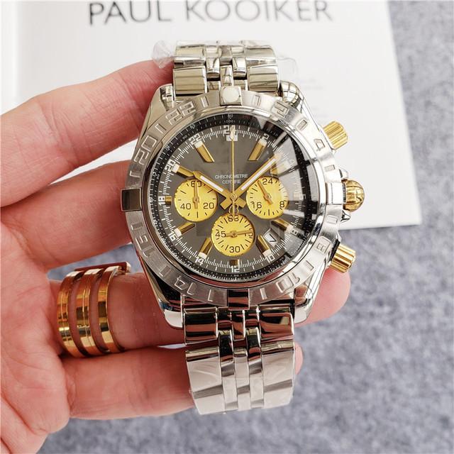 

Мужские полнофункциональные кварцевые часы и второе кольцо для беговых часов изготовлены из керамического резинового ремешка и часов из нержавеющей стали.