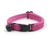 Begonia Red Corduroy Cat Collar with Engraved Name