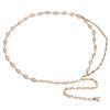 European and American Pearl Chains for Women Fashion Versatile Decorative Dress Body Chain Metal Small Fragrance Waist Chain Women