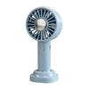 Cooling Handheld Fan USB Rechargeable Portable Mini Fan with Stand 3 Speeds Quiet Lightweight Decorative Desktop Fan for Travel Office Outdoor