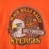 HARLEY DAVIDSON Short sleeve T-shirt XL Orange Men's Used