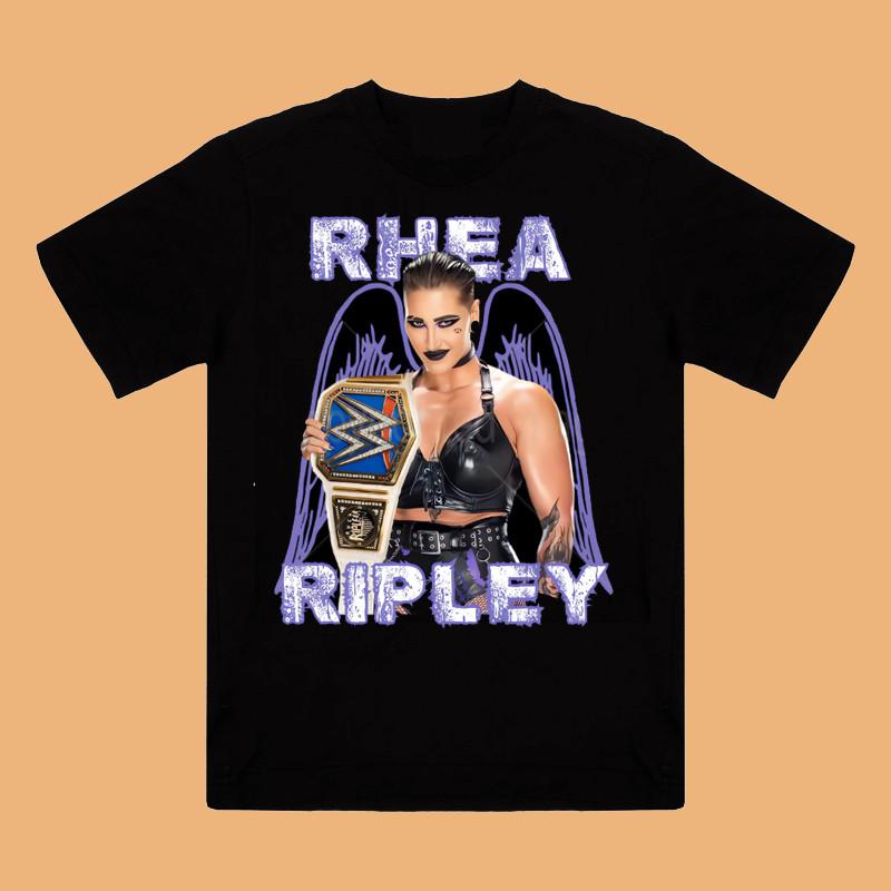Футболка Rhea Ripley Mami Унисекс Черная Хлопковая Футболка Для Мужчин S-4XL US235 Унисекс Футболка XL