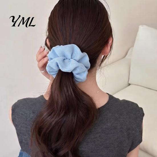 Travel Hair Tie with Zippered Pouch Pocket Scrunchies Ties Hidden Zipper, Ponytail Holder Compact Storage Scrunchie for Keys Secret Compartment,