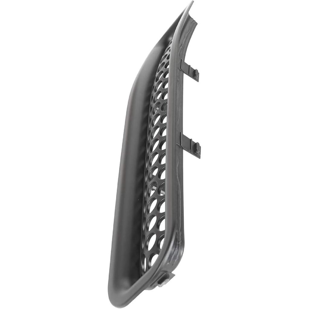 Hooke Road Wrangler Grill Mesh Erts Front Grille Guard Cover Clip-In Matte Black For 1997-2006 Jeep Wrangler TJ & Unlimited (Pack Of 7)
